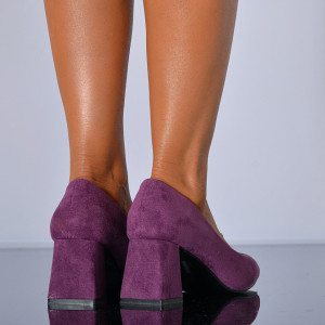 Pantofi Cu Toc Dama Sandruela Mov- Need 4 Shoes