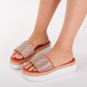 Papuci Dama Ianis Orange- Need 4 Shoes