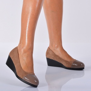 Pantofi Cu Platforma Kimora Camel - Need 4 Shoes
