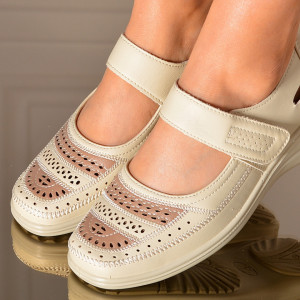 Pantofi Casual Dama Lineta Bej- Need 4 Shoes