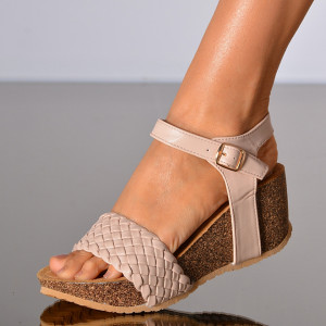 Sandale Cu Platforma Nicasia Roz- Need 4 Shoes
