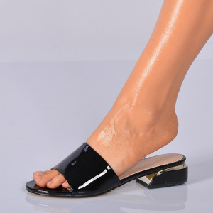 Papuci Cu Toc Paloma Negri - Need 4 Shoes