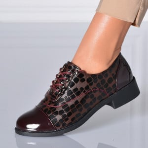 Pantofi Casual Dama Marga 5 Bordo- Need 4 Shoes