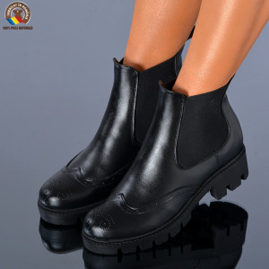 Ghete dama Piele Naturala Astra 2 Negre - Need 4 Shoes