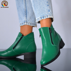 Ghete Dama Piele Naturala Bety Verzi - Need 4 Shoes