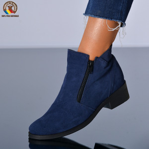 Ghete Dama Piele Naturala Bety 3 Navy- Need 4 Shoes