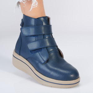 Ghete Dama Imblanite Piele Naturala Omar Navy- Need 4 Shoes