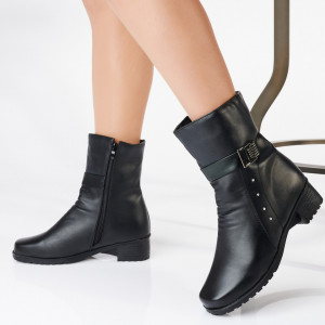 Ghete Dama Imblanite Ara 11 Negre- Need 4 Shoes