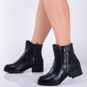 Ghete Dama Imblanite Celestia 2 Negre - Need 4 Shoes