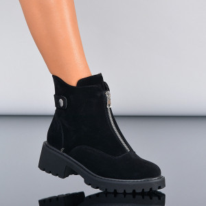 Ghete Dama Imblanite Doria 2 Negre-Need 4 Shoes