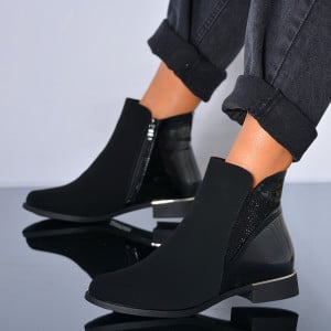Ghete Dama Imblanite Kunio 2 Negre - Need 4 Shoes