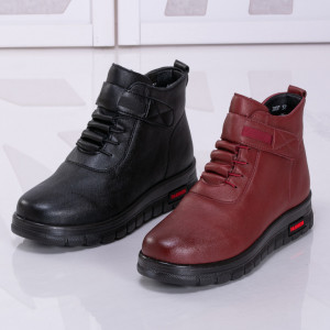 Ghete Dama Imblanite Maroc 6 Bordo - Need 4 Shoes