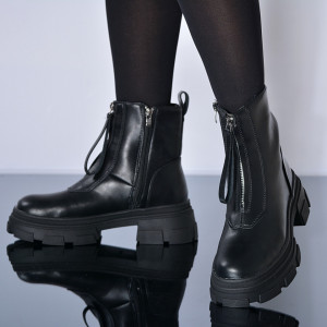 Ghete Dama Imblanite Roberta 2 Negre - Need 4 Shoes