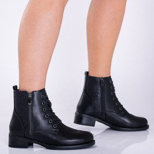 Ghete Dama Imblanite Tazra Negre - Need 4 Shoes