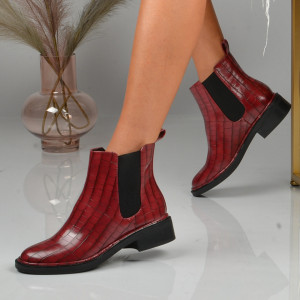 Ghete Dama Emily 2 Burgundy - Need 4 Shoes