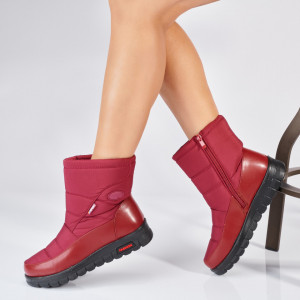 Cizme Dama Imblanite Alfy 6 Rosii- Need 4 Shoes