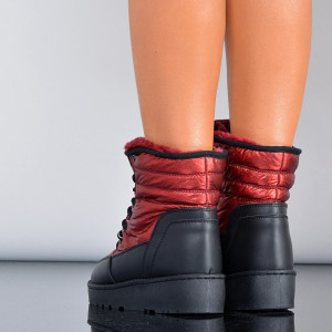 Cizme Dama Imblanite Bertina Bordo- Need 4 Shoes