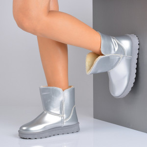 Cizme Dama Imblanite Clementina Argintii- Need 4 Shoes