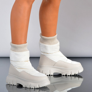 Cizme Dama Imblanite Mavy Bej- Need 4 Shoes