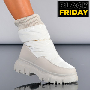 Cizme Dama Imblanite Mavy Bej- Need 4 Shoes