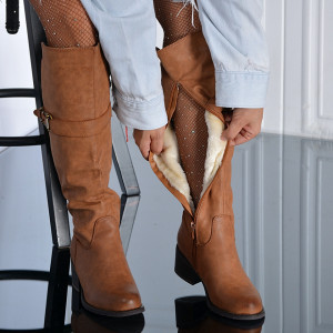 Cizme Dama Imblanite Mell Camel- Need 4 Shoes