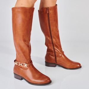 Cizme Dama Imblanite Simone Camel - Need 4 Shoes