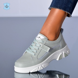 Adidasi Dama Piele Naturala Olivia Vernil- Need 4 Shoes
