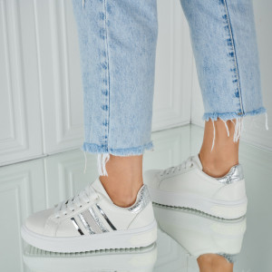 Adidasi Dama Jolie Argintii- Need 4 Shoes