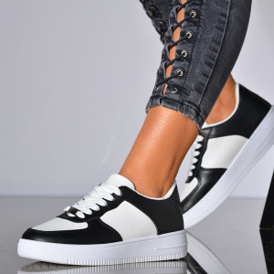 Adidasi Dama Loka Negru/Alb- Need 4 Shoes