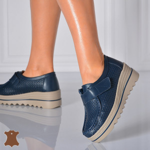 Pantofi Dama Piele Naturala Corso 6 Navy- Need 4 Shoes