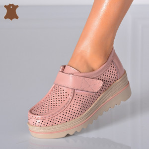 Pantofi Dama Piele Naturala Corso 6 Roz- Need 4 Shoes