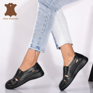 Pantofi Dama Piele Naturala Eden Negri- Need 4 Shoes