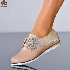 Pantofi Dama Piele Naturala Hatice Nude