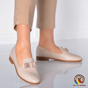 Pantofi Dama Piele Naturala Jeny Nude- Need 4 Shoes