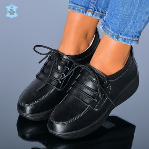 Pantofi Dama Piele Naturala Santa Negri- Need 4 Shoes