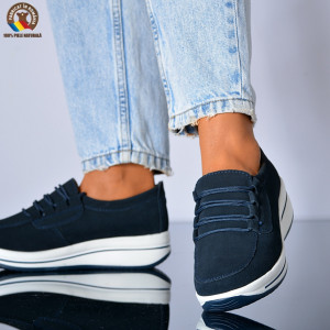 Pantofi Dama Piele Naturala Santa 2 Navy- Need 4 Shoes