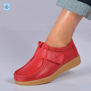 Pantofi Dama Piele Naturala Zora 5 Rosii- Need 4 Shoes