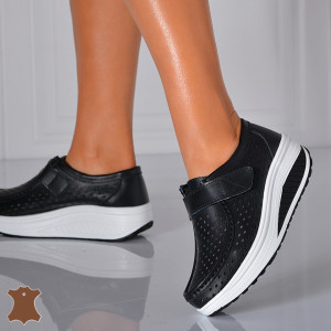 Pantofi Dama Piele Naturala Zena Negri- Need 4 Shoes 