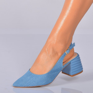 Pantofi Cu Toc Dama Darya Denim- Need 4 Shoes