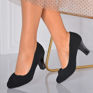 Pantofi Cu Toc Dama Eleonora 2 Negri- Need 4 Shoes