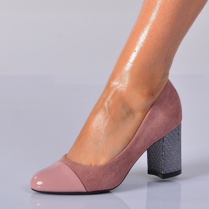 Pantofi Cu Toc Dama Etell Roz- Need 4 Shoes