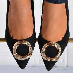 Pantofi Cu Toc Dama Hera Negri - Need 4 Shoes