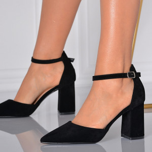 Pantofi Cu Toc Dama Karen Negri - Need 4 Shoes
