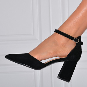 Pantofi Cu Toc Dama Karen Negri - Need 4 Shoes