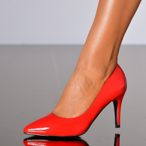 Pantofi Cu Toc Dama Karla Rosii- Need 4 Shoes