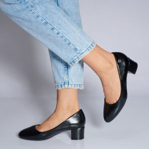 Pantofi Cu Toc Dama Melina Negri- Need 4 Shoes