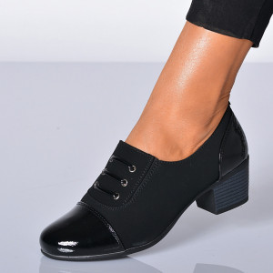 Pantofi Cu Toc Dama Noreen Negri- Need 4 Shoes