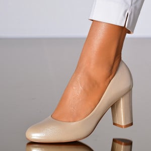 Pantofi Cu Toc Dama Paola Aurii- Need 4 Shoes