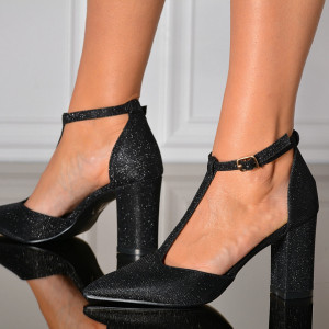 Pantofi Cu Toc Dama Thea Negri - Need 4 Shoes