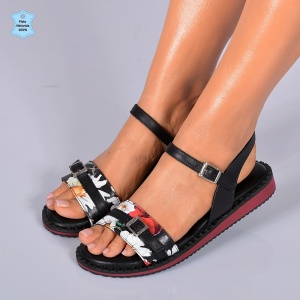 Sandale Dama Piele Naturala Lucia 10 Negre- Need 4 Shoes